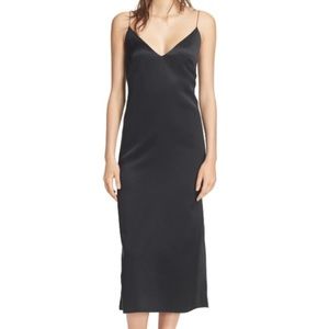 Rag & Bone Nina Open Back Slip Silk Dress